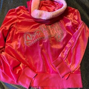 Vintage 2007 pink “Santa baby” jacket